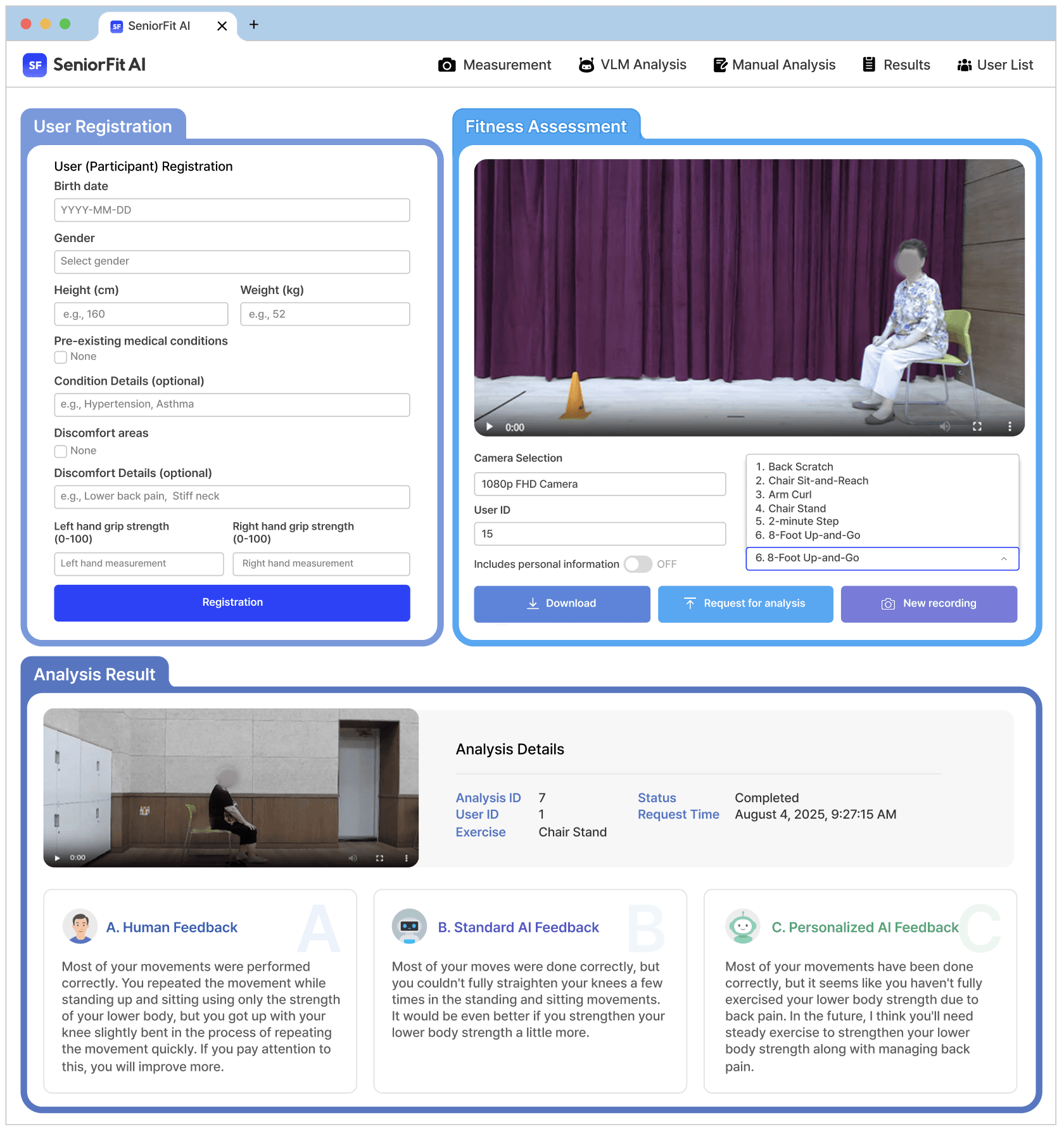 SeniorFit AI Program